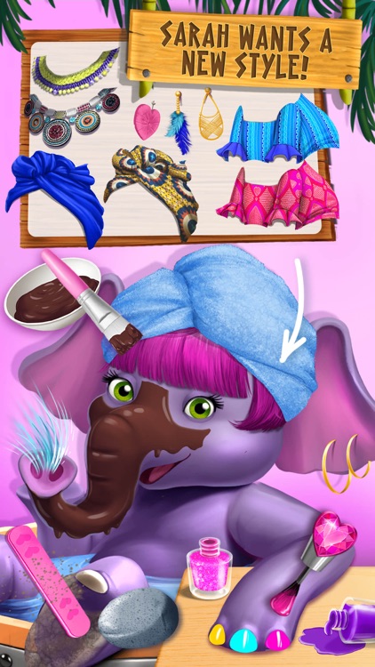 Jungle Animal Hair Salon 2 screenshot-6