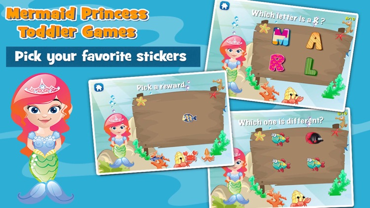 Mermaid Princess Marina Kids screenshot-3