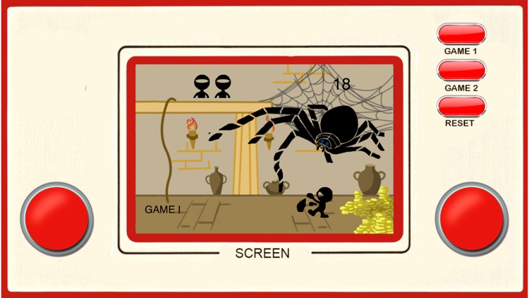 Electronic retro game - Spider