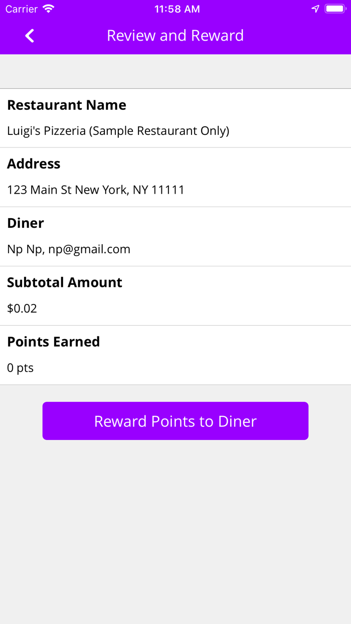 YPE Rewards Dashboard
