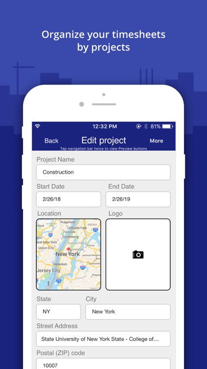 Timesheet Manager App