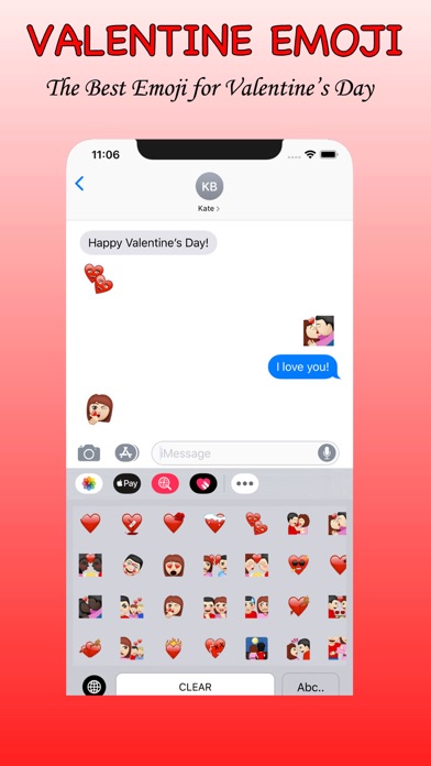 Valentines Day Emojis - Love screenshot 2