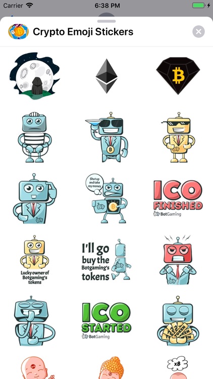 Crypto Emoji Stickers