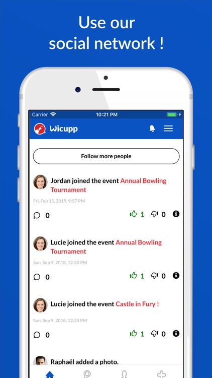 Wicupp - Organize your events