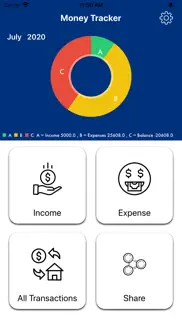 money tracker - daily spending iphone screenshot 1