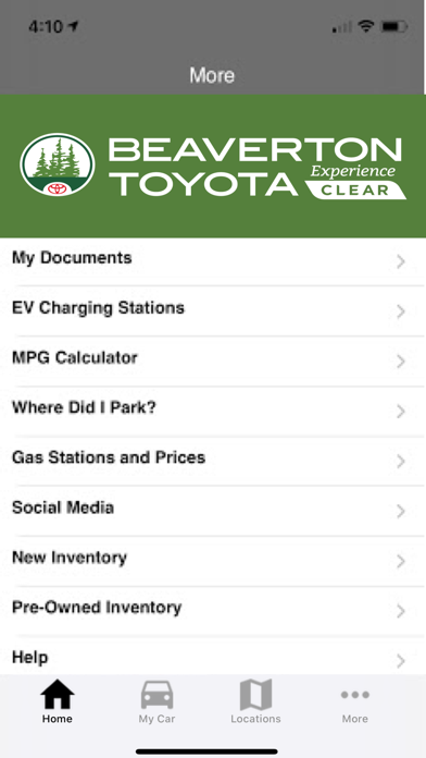 Beaverton Toyota Clear Care screenshot 2