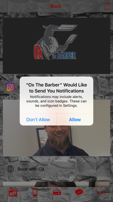 How to cancel & delete Ox The Barber from iphone & ipad 2