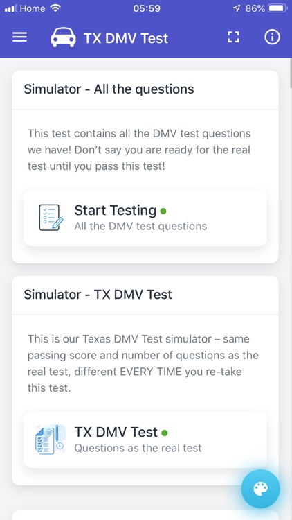 Texas DMV Test