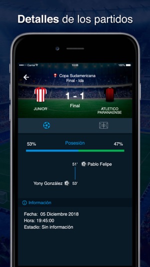 Resultados Futbol Sudamericano(圖3)-速報App