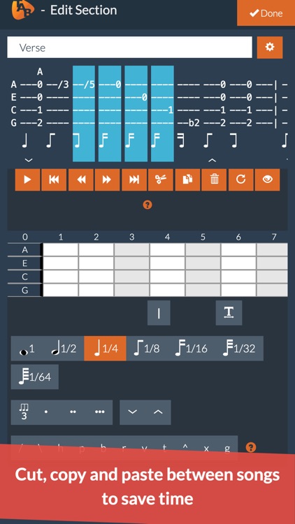 Ukulele Notepad - Tab Editor screenshot-6