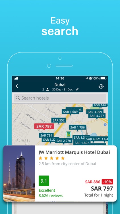 Almosafer: Hotels & Flights screenshot-0