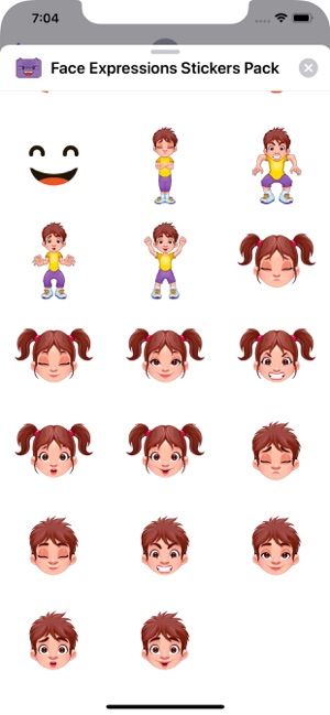 Face Expressions Stickers Pack(圖3)-速報App