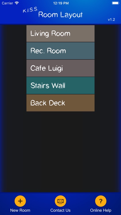 K.I.S.S. Room Layout screenshot-5