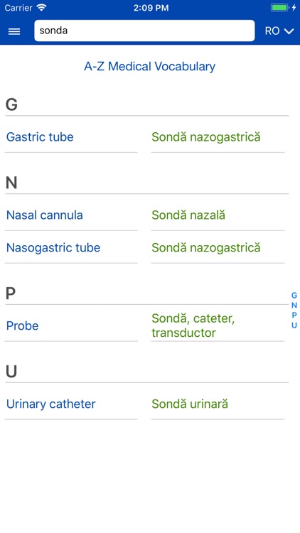 Medical Vocabulary Audio EN-RO screenshot-8