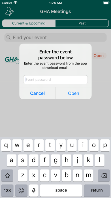 GHA Meetings App screenshot 2