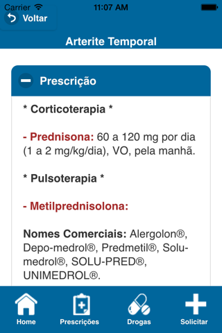 Prescrições Reumatologia screenshot 3