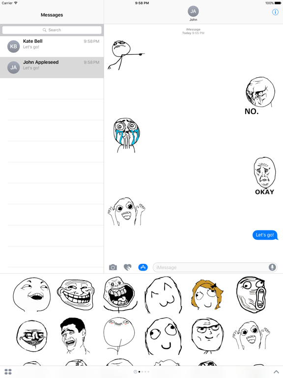 Screenshot #5 pour Memes - Stickers for Texting