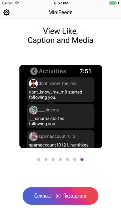 MiniFeeds For Instagram Watch screenshot-6