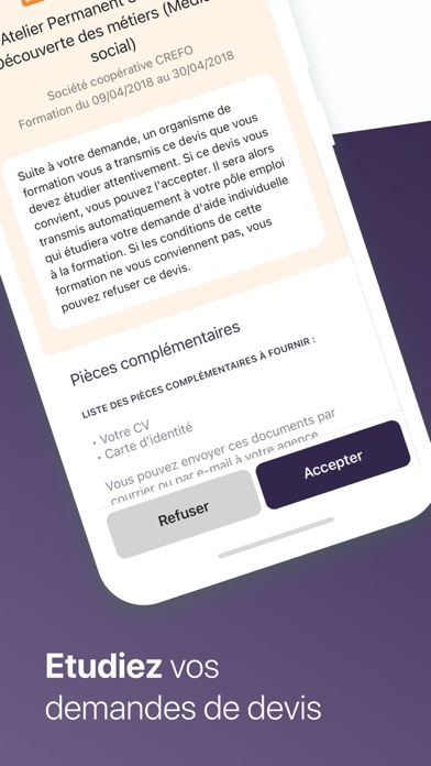 How to cancel & delete Ma Formation - Pôle emploi from iphone & ipad 4