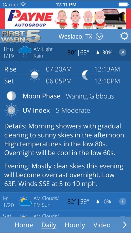 KRGV FIRST WARN 5 Weather