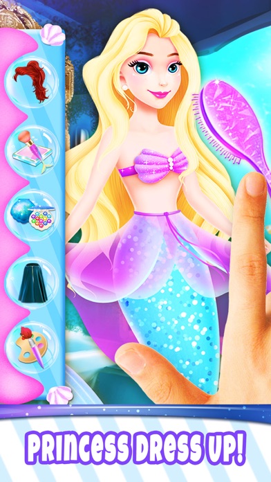 Secret Mermaid Girl Games By Girl Games Ios United States - mermaid princess dark purple hair roblox