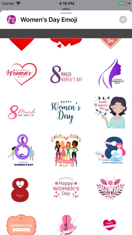 Women's Day Emoji Stickers