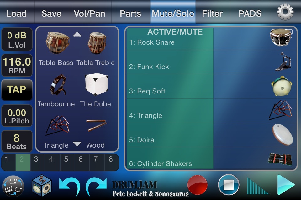 DrumJam screenshot 3