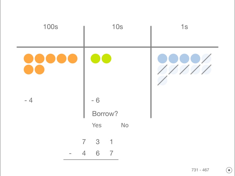 Place Value Subtraction