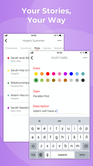Story Planner for Writers screenshot