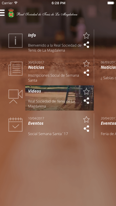 Real Sociedad Tenis Magdalena screenshot 2