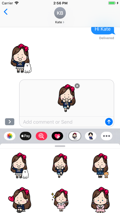 iSticker PiPi Girl screenshot 3