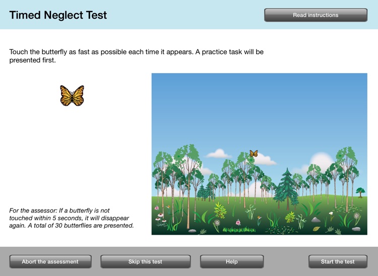 CABPad Neuropsychological Test