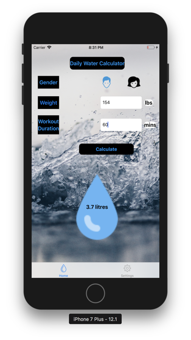 H2O Calculator screenshot 2