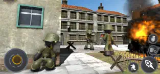 Captura de Pantalla 4 Stickman WW2 Duty - FPS iphone