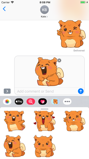 Squirrel emoji Stickers(圖4)-速報App