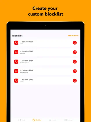 Captura de Pantalla 4 Block Spam & Private Callers iphone