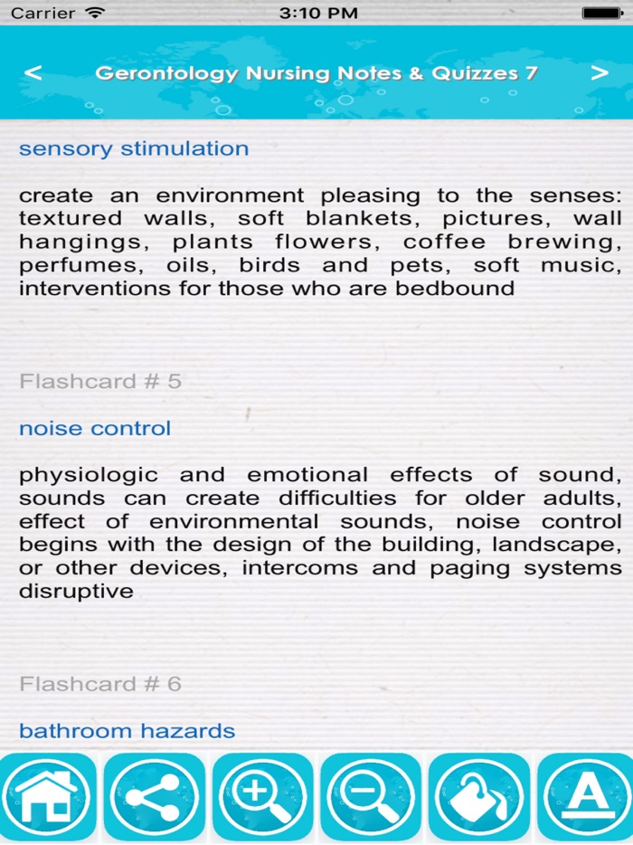 Gerontological Nursing QA App