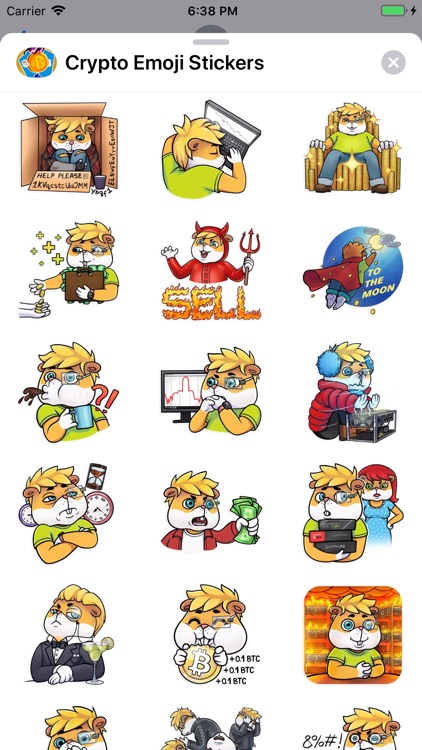 Crypto Emoji Stickers screenshot-3