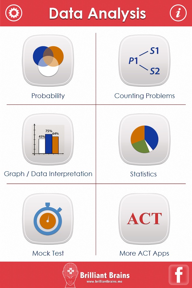 ACT Math : Data Analysis screenshot 2