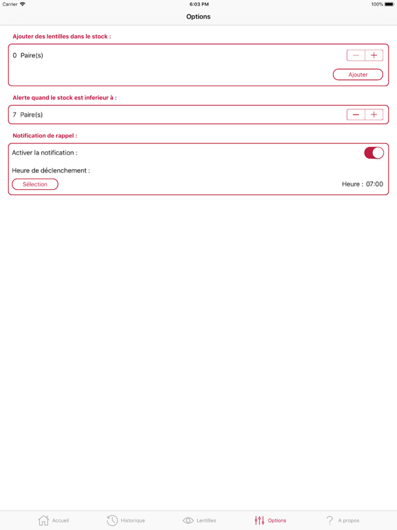 Screenshot #6 pour Mes Lentilles One