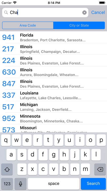 Area Code Directory screenshot-4