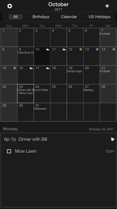 How to cancel & delete Midnight - The Grid Calendar from iphone & ipad 1