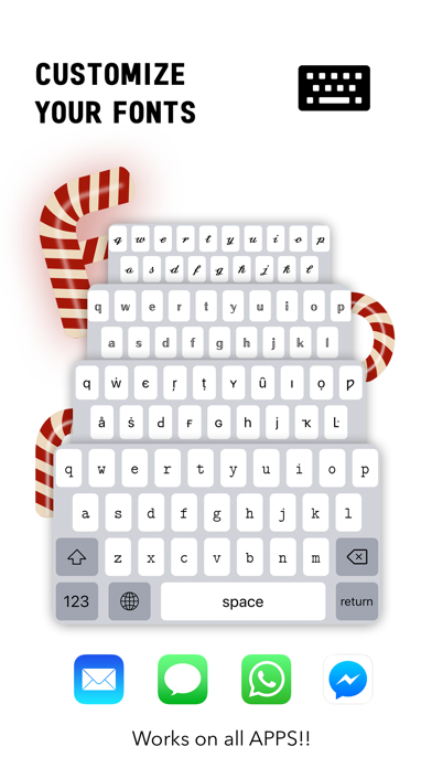 Fonts keyboard Font Maker app screenshot 3