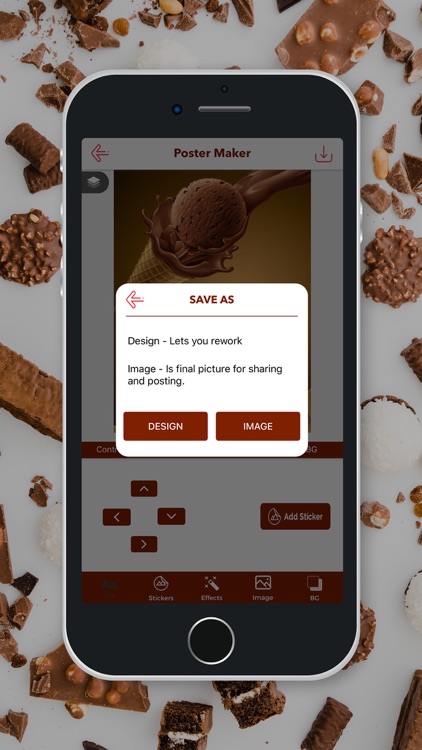 Chocolate Poster Maker screenshot-6