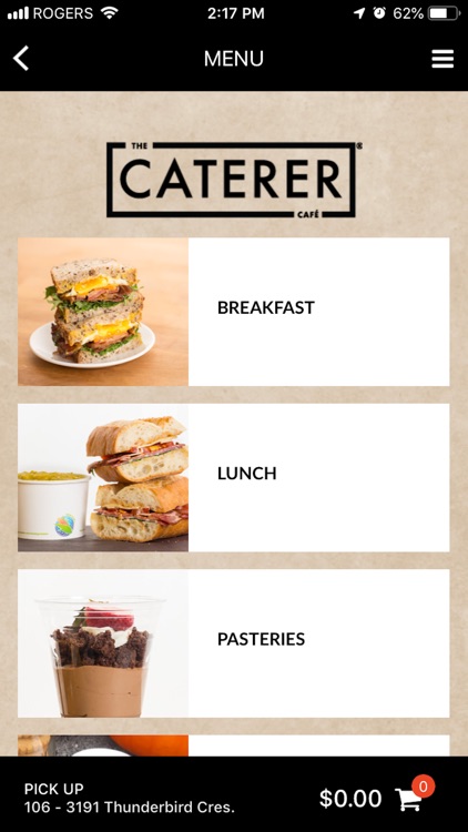 The Caterer Cafe