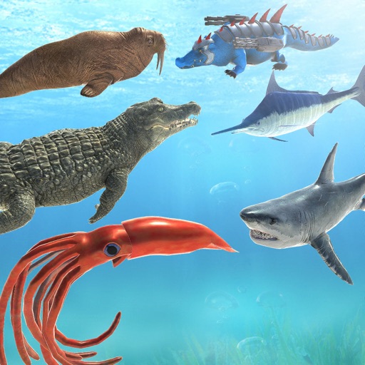 Sea Animal Battle Simulator iOS App