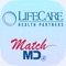 MatchMD Pro application for secured communications for LifeCare Hospitals