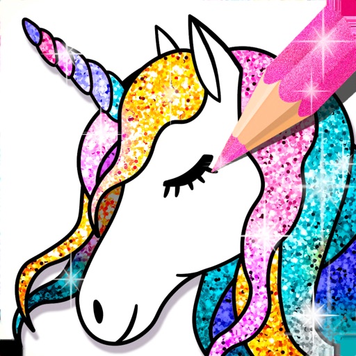 Unicorn Coloring Book Sparkle iOS App