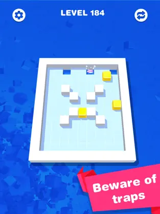 Screenshot 4 Rolling Fill: Push Cubes Hole iphone