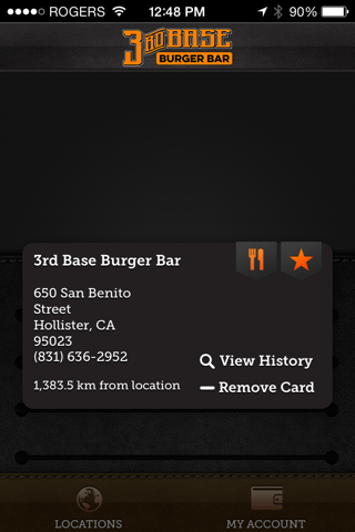3rd Base Burger Bar screenshot 3
